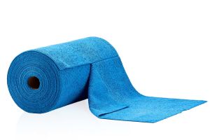 Perlglanz Mikrofasertücher Soft Rolle 75 Stk - blau 