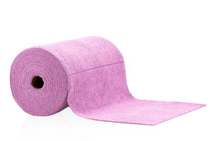Perlglanz Mikrofasertücher Soft Rolle 50 Stk. - rosa 